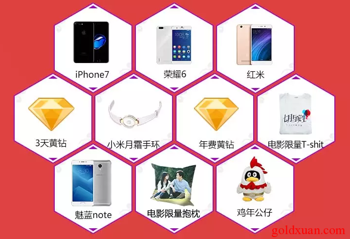 2017年最新1元开通3天qq黄钻活动地址